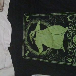 The Nightmare Before Christmas Oogie Boogie Tarot Card Crop Top T-Shirt